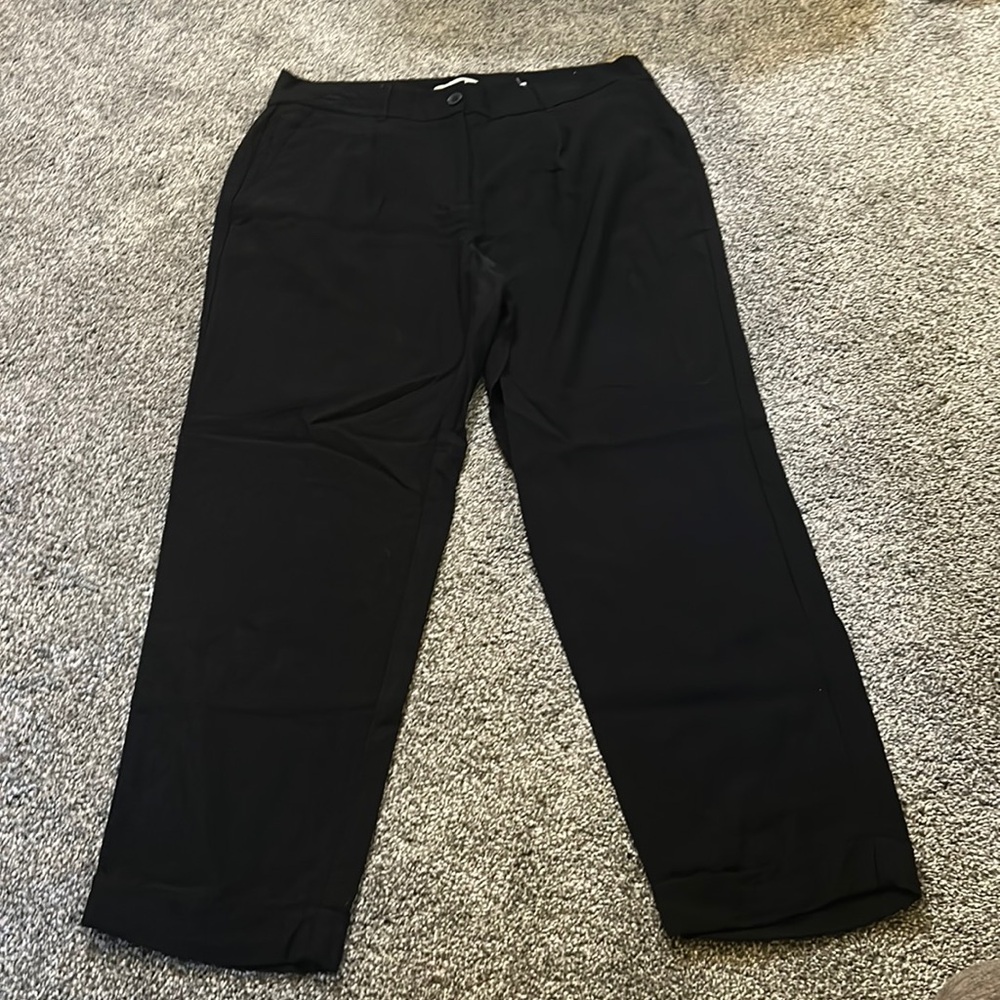 LOFT Outlet Skinny Ankle Black Dress Pants